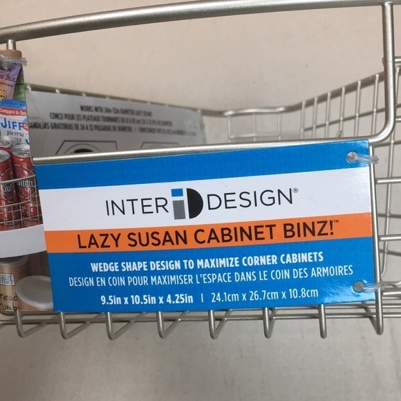 Inter design Lazy Susan Cabinet Bin wire basket - Picture 8 of 8